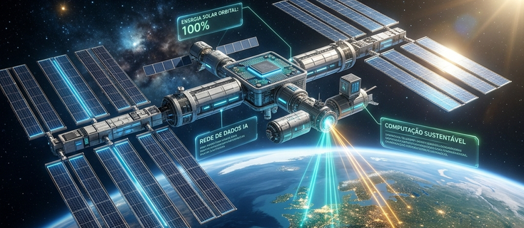 A Batalha da Energia na IA: O 'Project Suncatcher' da Google no Espaço e o Megacontrato de $11B da Anthropic